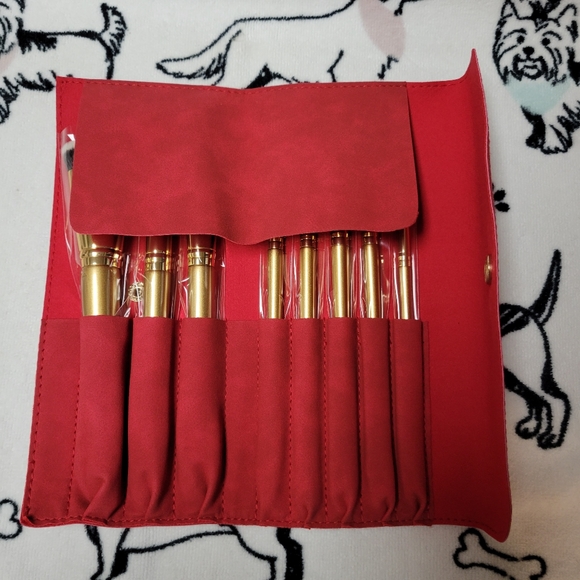 Luxie Glitter & Gold Brush Set - Picture 2 of 4